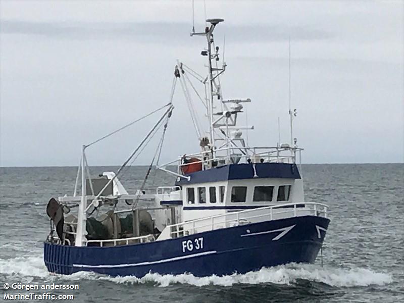 evelina fg37 (Fishing vessel) - IMO , MMSI 265621060, Call Sign SEUI under the flag of Sweden