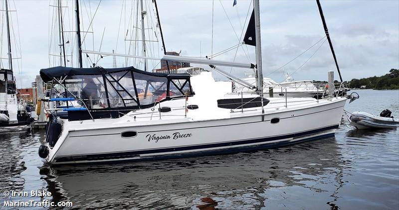 virginia breeze (Sailing vessel) - IMO , MMSI 338156112 under the flag of USA