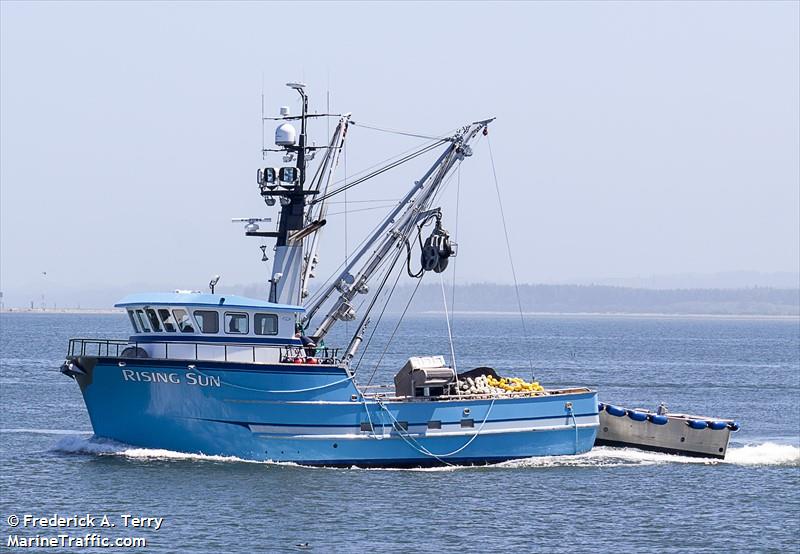 rising sun (Fishing vessel) - IMO , MMSI 367599920, Call Sign WDH2662 under the flag of United States (USA)