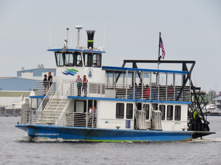 elizabeth river fe v (-) - IMO , MMSI 367784840, Call Sign WDJ5151 under the flag of United States (USA)