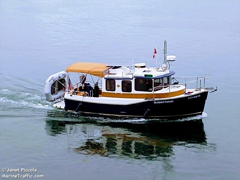 destined nomad (Pleasure craft) - IMO , MMSI 368080110, Call Sign WDK6989 under the flag of United States (USA)