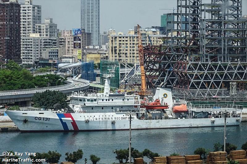 cg-131 miaoli (Law enforcment) - IMO , MMSI 416005000, Call Sign SSD under the flag of Taiwan