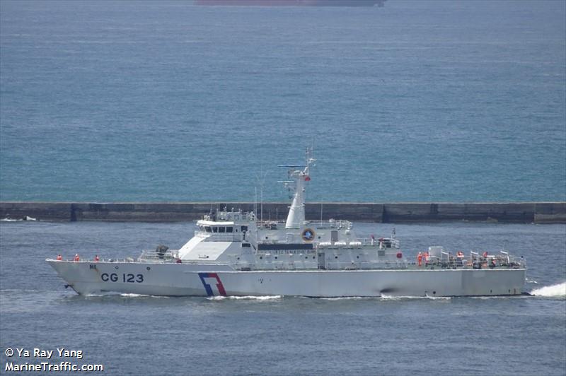 cg-123 (Law enforcment) - IMO , MMSI 416215700, Call Sign SSD under the flag of Taiwan