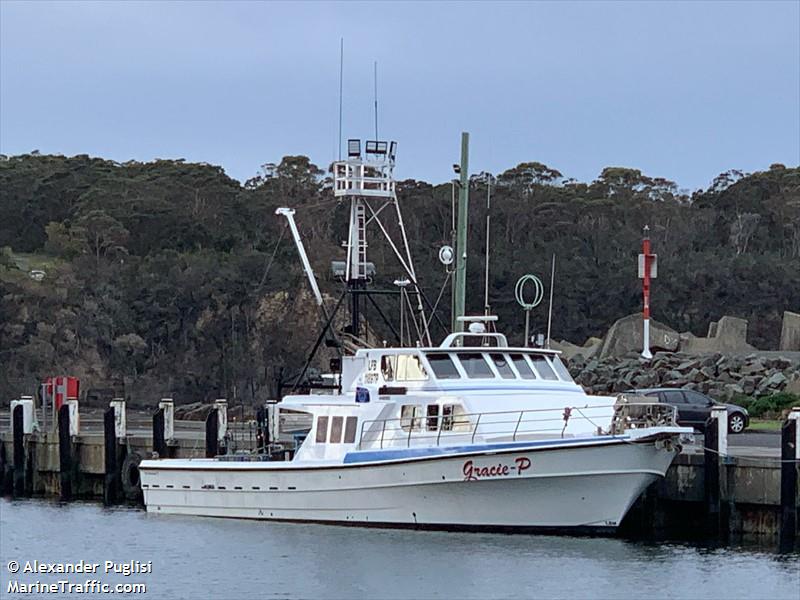 gracie-p (Fishing vessel) - IMO , MMSI 503070290, Call Sign VJ4873 under the flag of Australia