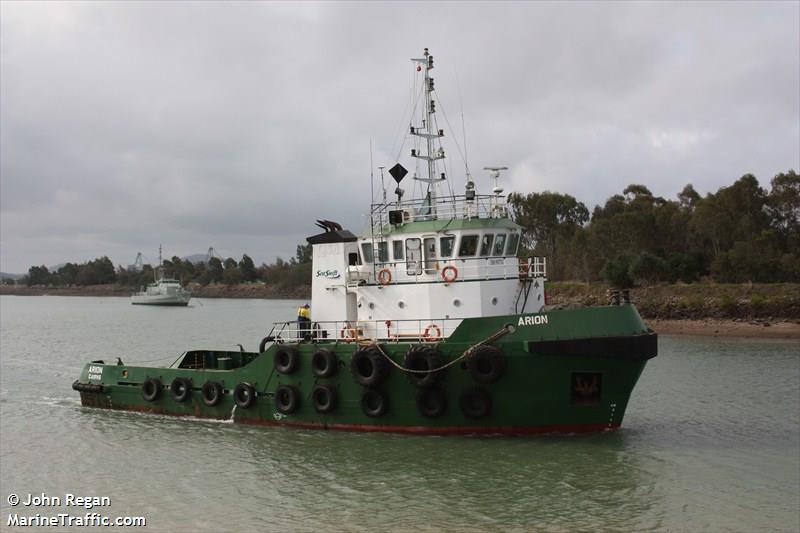 arion (Tug) - IMO 9517513, MMSI 503623000, Call Sign VHHT under the flag of Australia