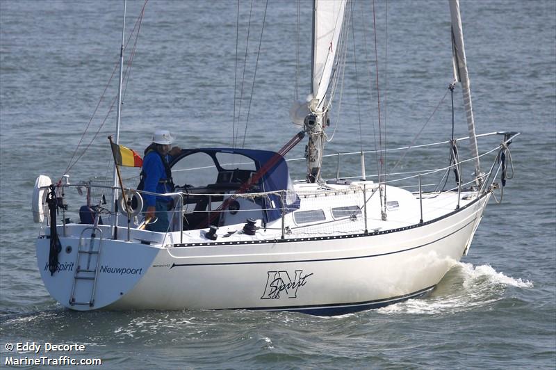in spirit (Sailing vessel) - IMO , MMSI 205235930, Call Sign OP2359 under the flag of Belgium