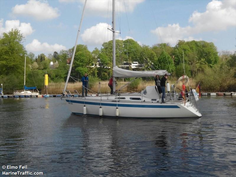 miss julia (Sailing vessel) - IMO , MMSI 211732130 under the flag of Germany