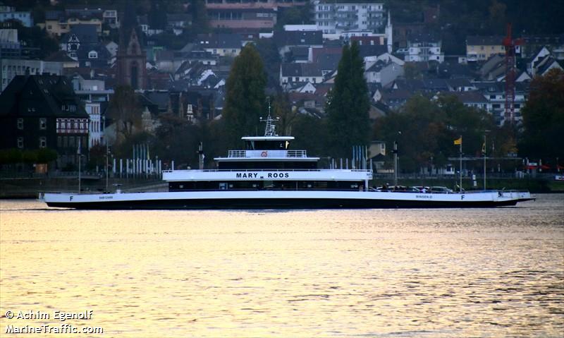 mary roos (Passenger ship) - IMO , MMSI 211763520, Call Sign DC9585 under the flag of Germany