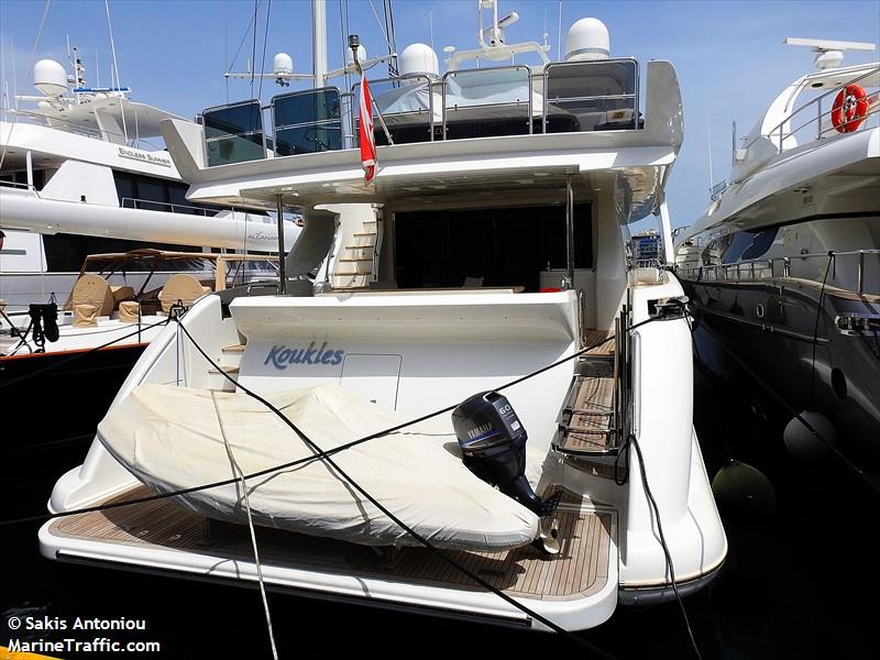 koukles (Pleasure craft) - IMO , MMSI 215635000, Call Sign 9HB7097 under the flag of Malta