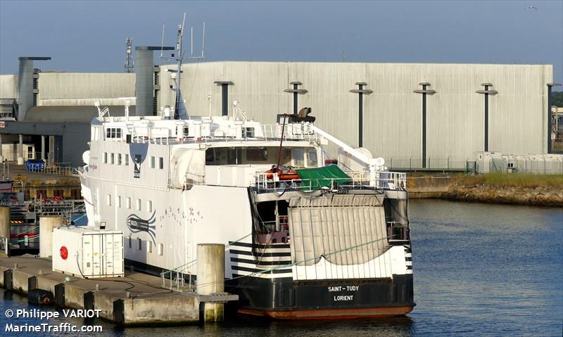 saint tudy (Passenger/Ro-Ro Cargo Ship) - IMO 8403519, MMSI 227001450, Call Sign FH2387 under the flag of France