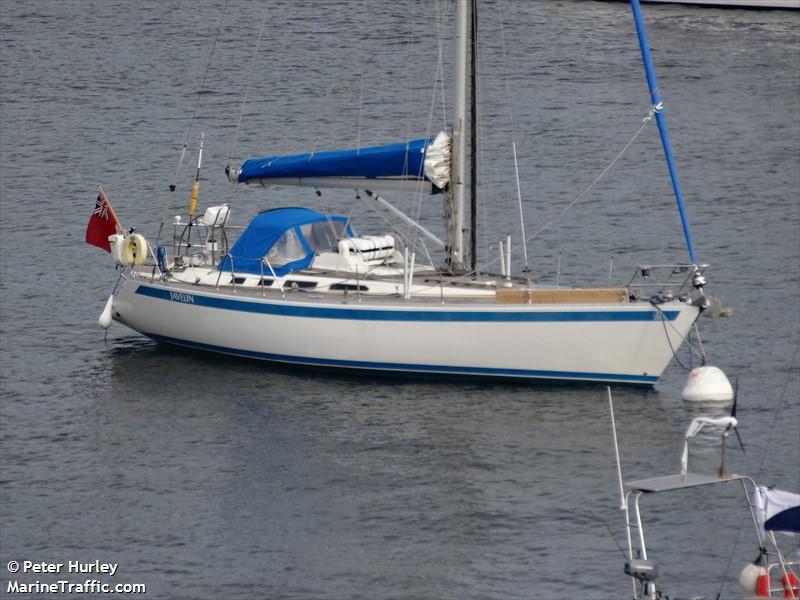 javelin (Sailing vessel) - IMO , MMSI 232004723, Call Sign MZWH7 under the flag of United Kingdom (UK)
