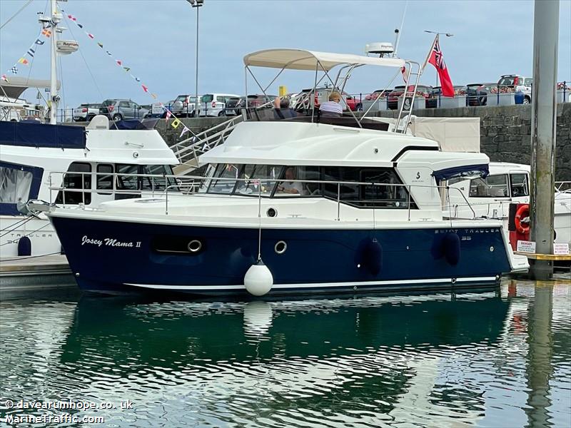 josey mama ii (Pleasure craft) - IMO , MMSI 232027525, Call Sign MHHP7 under the flag of United Kingdom (UK)