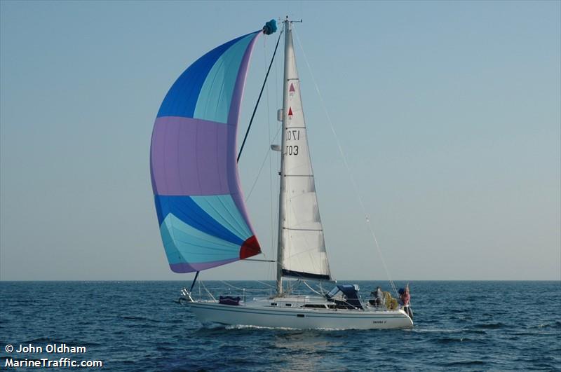 tacuba ii (Sailing vessel) - IMO , MMSI 235008392, Call Sign VQHL7 under the flag of United Kingdom (UK)