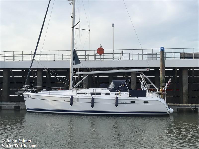isla (Sailing vessel) - IMO , MMSI 235018477, Call Sign MFBJ6 under the flag of United Kingdom (UK)