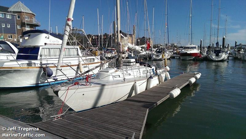 snowbird of hamble (Sailing vessel) - IMO , MMSI 235022425, Call Sign MPFY under the flag of United Kingdom (UK)