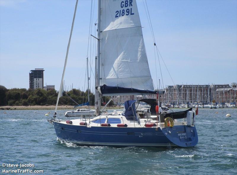 hoe spirit (Sailing vessel) - IMO , MMSI 235037446, Call Sign MNRP7 under the flag of United Kingdom (UK)