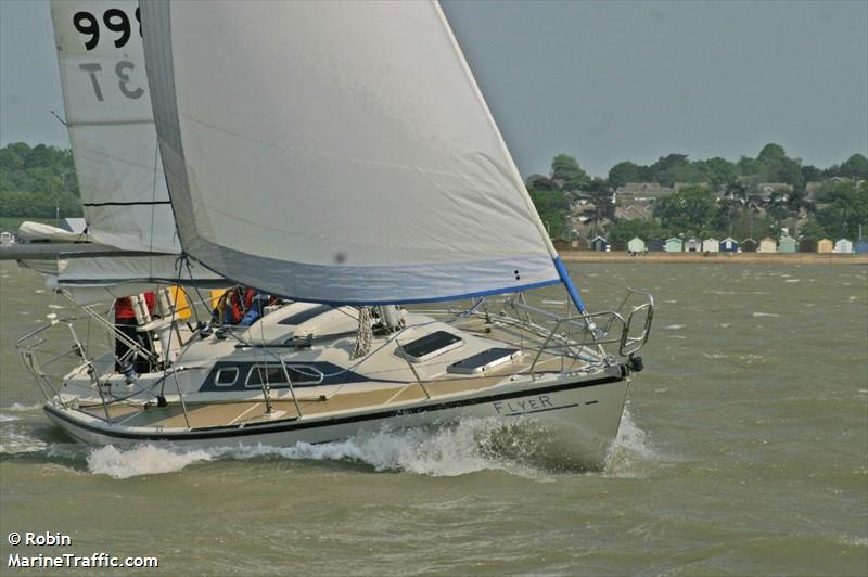 flyer (Sailing vessel) - IMO , MMSI 235061449, Call Sign ZQJW5 under the flag of United Kingdom (UK)