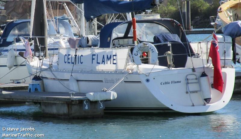 celtic flame (Sailing vessel) - IMO , MMSI 235068908, Call Sign MPYP9 under the flag of United Kingdom (UK)
