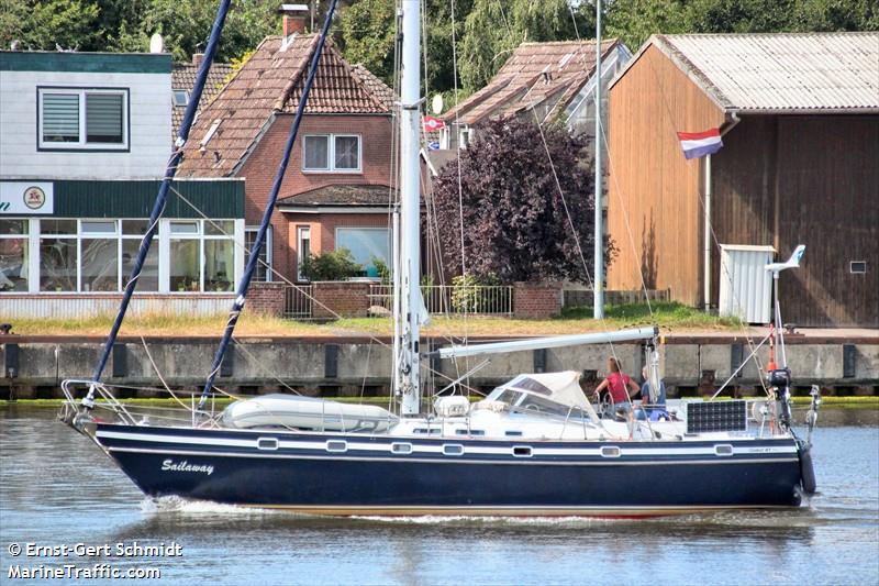 sailaway (Pleasure craft) - IMO , MMSI 244060996, Call Sign PD 6986 under the flag of Netherlands