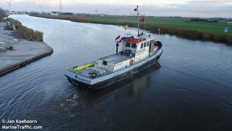 kornelis jr (Tug) - IMO , MMSI 244070327, Call Sign PE8965 under the flag of Netherlands