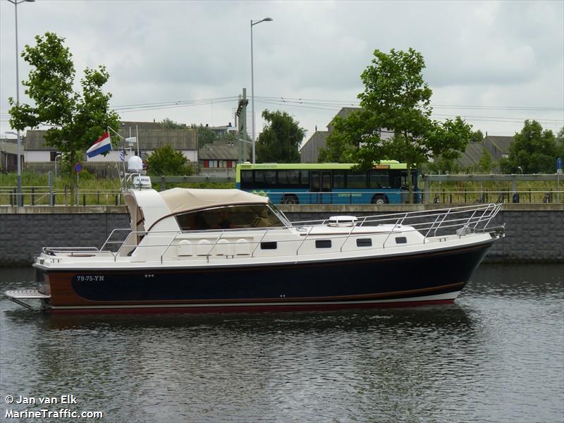 shamrock (Pleasure craft) - IMO , MMSI 244615783, Call Sign PG6025 under the flag of Netherlands