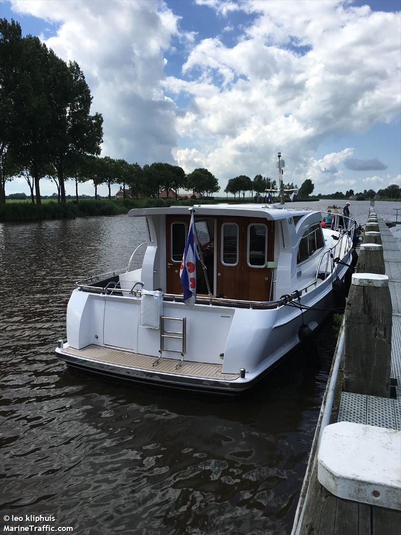 adiantar (Pleasure craft) - IMO , MMSI 244890581, Call Sign PC7250 under the flag of Netherlands