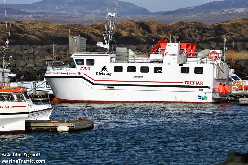 vesteinn (Fishing vessel) - IMO , MMSI 251850640, Call Sign 2908 under the flag of Iceland