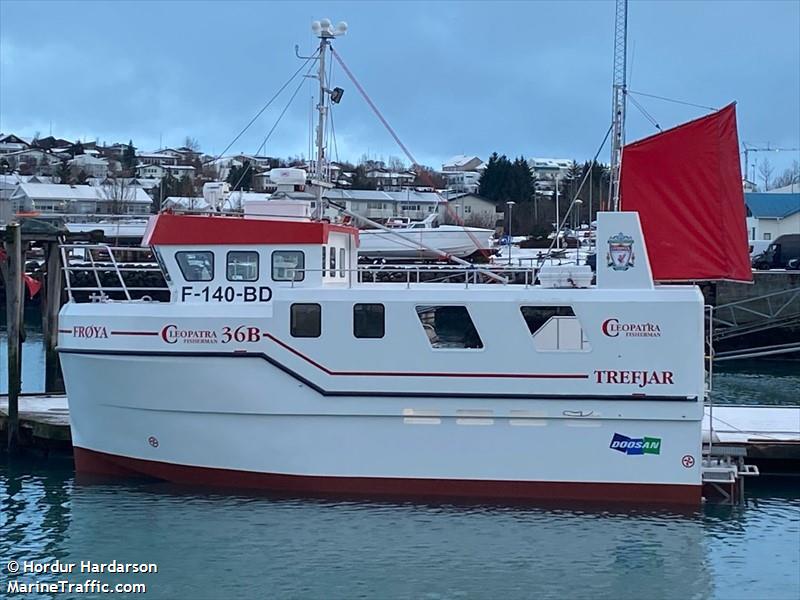 froya (Fishing vessel) - IMO , MMSI 257093170, Call Sign LH3561 under the flag of Norway