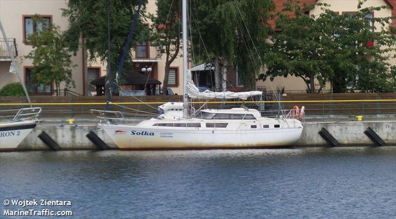 solka (Sailing vessel) - IMO , MMSI 261094020, Call Sign SPG4895 under the flag of Poland