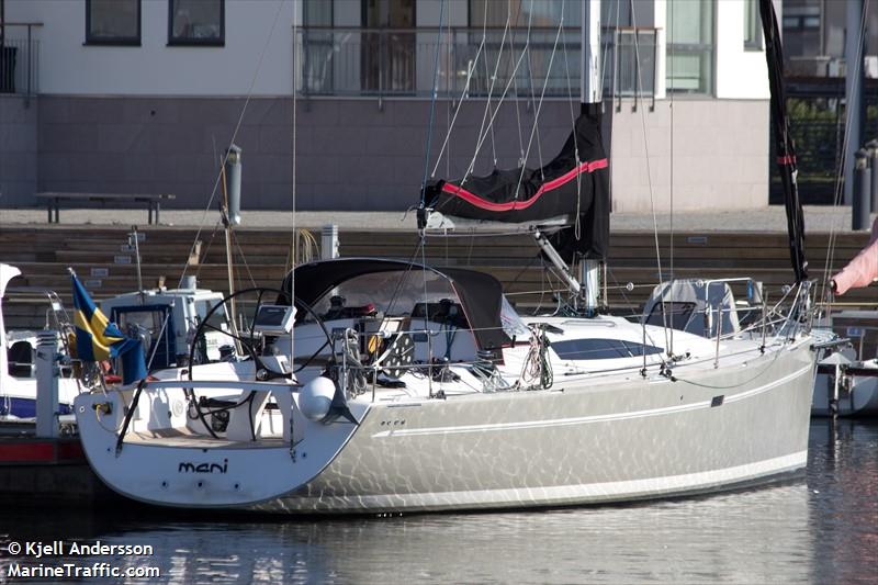 mani (Sailing vessel) - IMO , MMSI 265650060, Call Sign SD8002 under the flag of Sweden