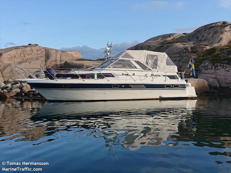 maria (Pleasure craft) - IMO , MMSI 265818500, Call Sign SA5195 under the flag of Sweden