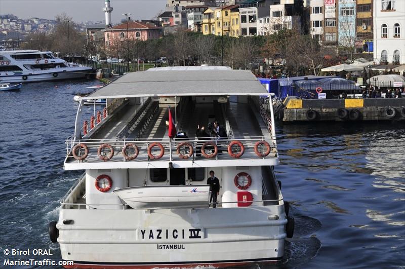 yazici-iv (Passenger ship) - IMO , MMSI 271010265, Call Sign TC9848 under the flag of Turkey