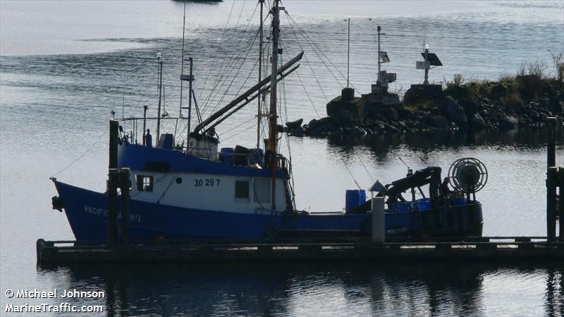 pacific lad no1 (Fishing vessel) - IMO , MMSI 316002310, Call Sign CFL9399 under the flag of Canada