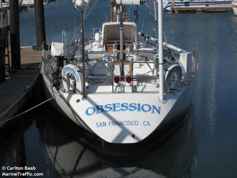obsession (Sailing vessel) - IMO , MMSI 367079930, Call Sign WDC7986 under the flag of United States (USA)