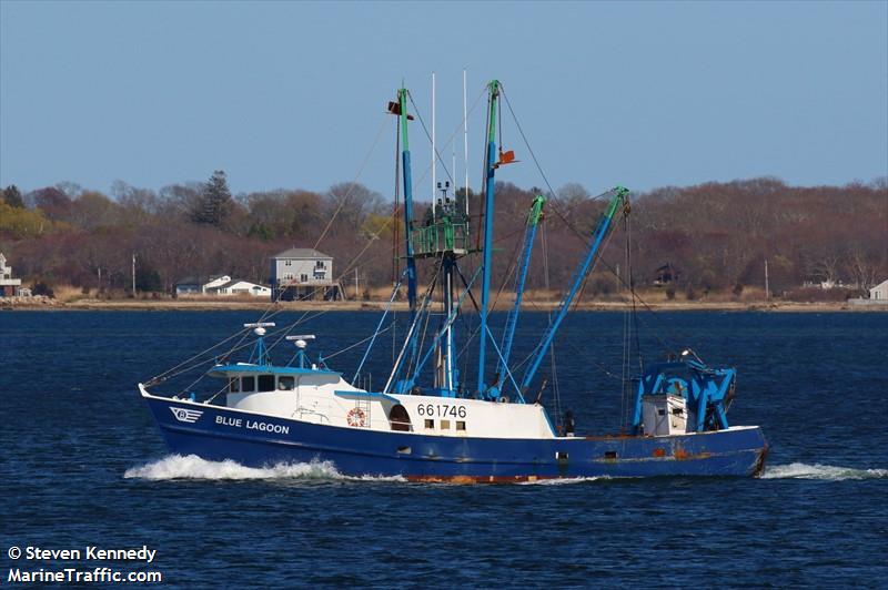 fv blue lagoon (Fishing vessel) - IMO , MMSI 367393710 under the flag of United States (USA)