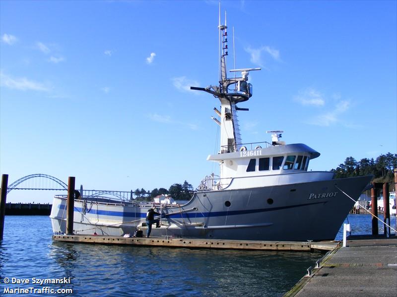 patriot (Fishing vessel) - IMO , MMSI 367616260, Call Sign WDH4298 under the flag of United States (USA)