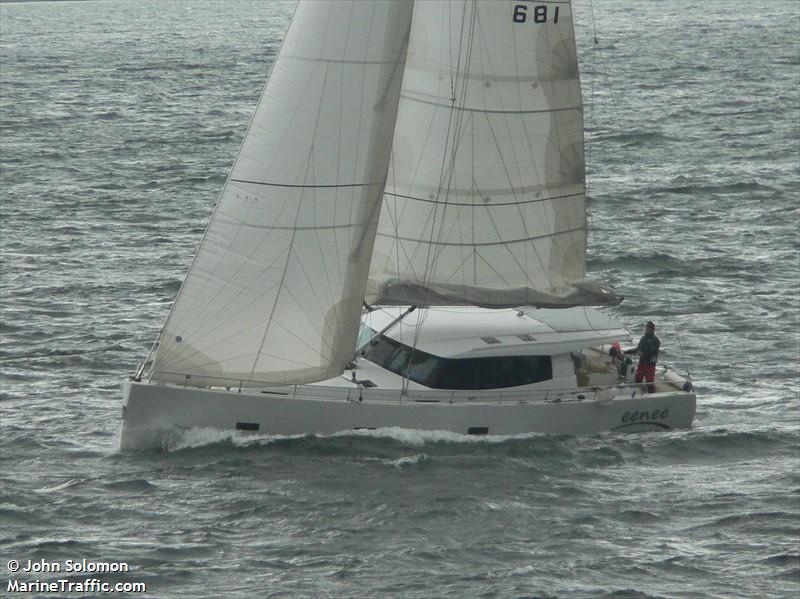 eenee (Pleasure craft) - IMO , MMSI 503726800, Call Sign EENEE under the flag of Australia