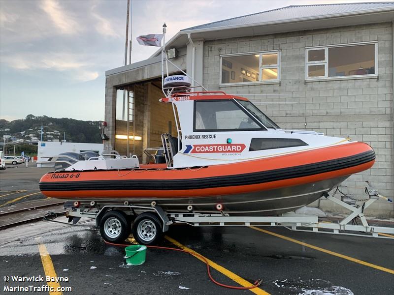 phoenix rescue (SAR) - IMO , MMSI 512003143, Call Sign ZMV9777 under the flag of New Zealand
