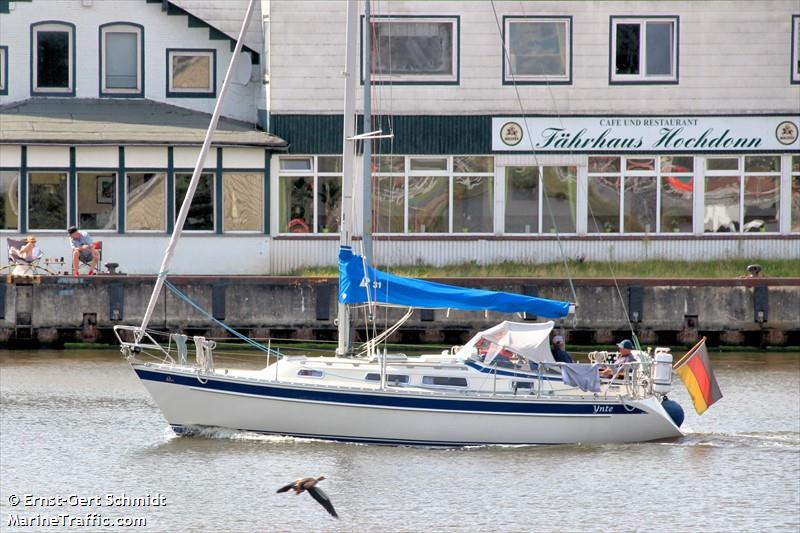 ynte (Sailing vessel) - IMO , MMSI 211605330, Call Sign DC 9783 under the flag of Germany