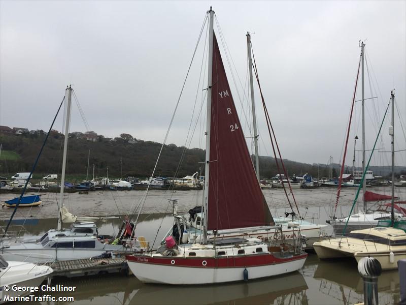 thalia (Sailing vessel) - IMO , MMSI 232028850, Call Sign MHTR4 under the flag of United Kingdom (UK)