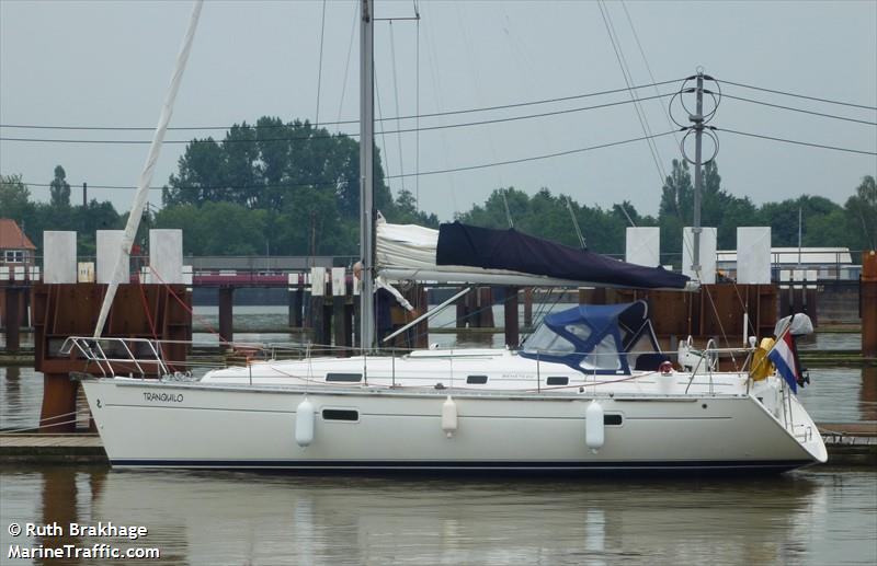 tranquilo (Pleasure craft) - IMO , MMSI 244010867, Call Sign PD2817 under the flag of Netherlands