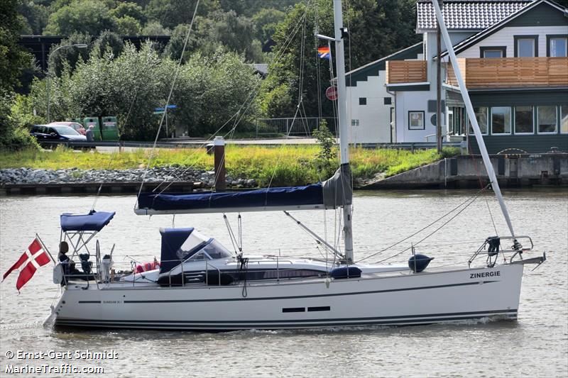 zinergie (Sailing vessel) - IMO , MMSI 244740383, Call Sign PF3490 under the flag of Netherlands