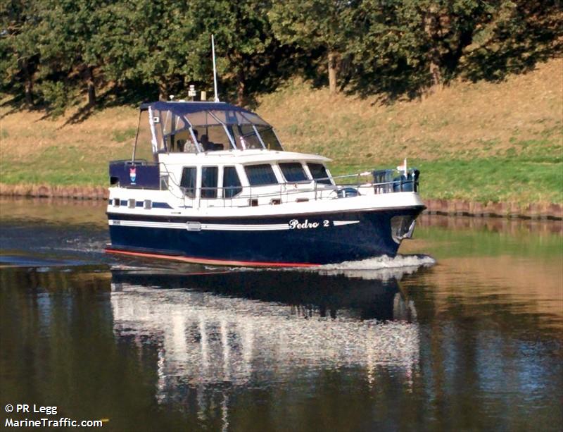 pedro 2 (Pleasure craft) - IMO , MMSI 244790764, Call Sign PD8700 under the flag of Netherlands