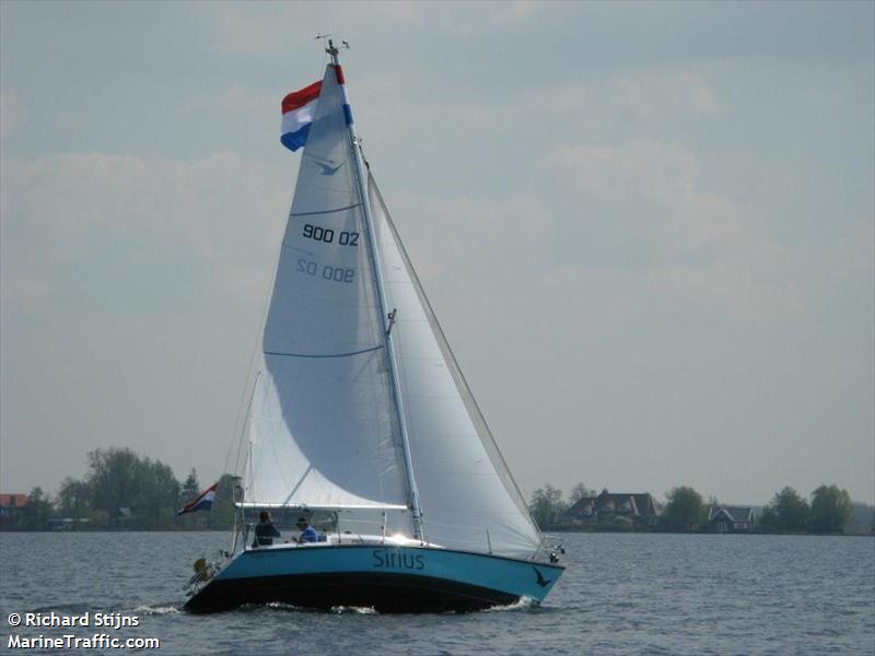 sirius (Sailing vessel) - IMO , MMSI 244850418, Call Sign PA5185 under the flag of Netherlands
