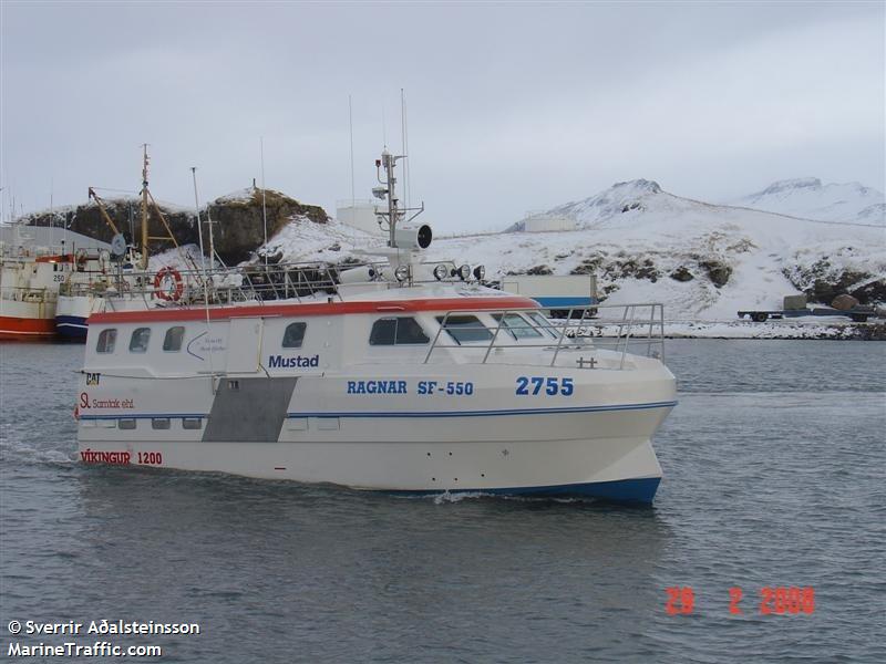 jon asbjornsson (Fishing vessel) - IMO , MMSI 251253110, Call Sign 2755 under the flag of Iceland