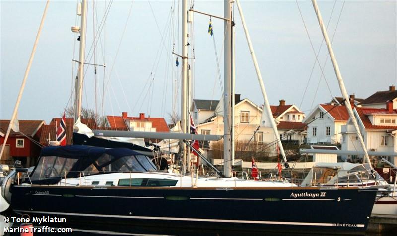 sy ayutthaya ii (Pleasure craft) - IMO , MMSI 257810160, Call Sign LK9981 under the flag of Norway