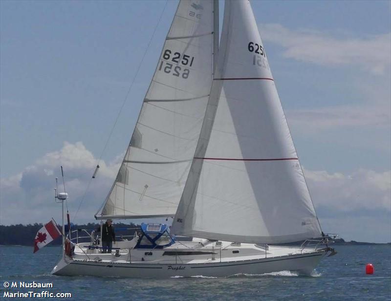 prophet (Sailing vessel) - IMO , MMSI 316003593, Call Sign VG8184 under the flag of Canada