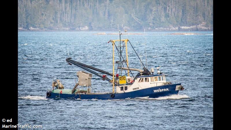 wespak (Fishing vessel) - IMO , MMSI 316022296 under the flag of Canada