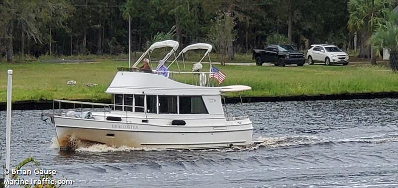 high cotton (Pleasure craft) - IMO , MMSI 338021096 under the flag of USA