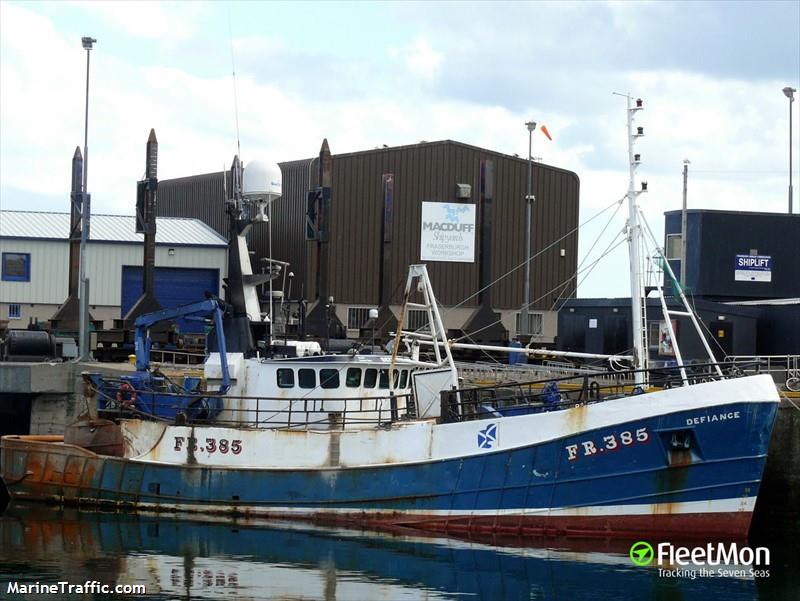 defiance (Fishing vessel) - IMO , MMSI 338371157, Call Sign NONE under the flag of USA